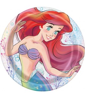 Ariel the Little Mermaid 'Under the Sea' Large Paper Plates (8ct)