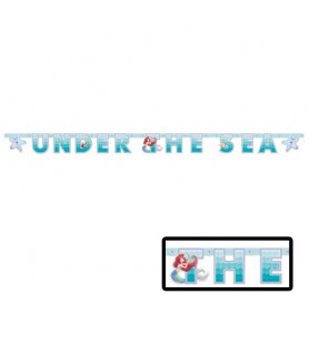 Ariel the Little Mermaid 'Under the Sea' Jointed Banner (1ct)