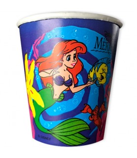 Ariel the Little Mermaid Vintage 'Ariel and Friends' 7oz Paper Cups (6ct)