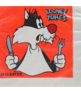 Looney Tunes Sylvester Vintage 1989 Lunch Napkins (16ct)