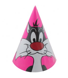 Looney Tunes Sylvester Cone Hats (8ct)