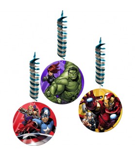 Avengers 'Assemble' Hanging Cutout Decorations (3ct)