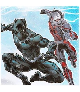 Avengers 'Epic' Black Panther and Ant-Man Lunch Napkins (16ct)