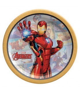 Avengers 'Powers Unite' Iron Man Small Paper Plates (8ct)