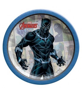 Avengers 'Powers Unite' Black Panther Small Paper Plates (8ct)