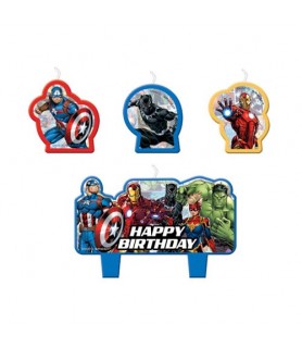 Avengers 'Powers Unite' Mini Candle Set (4ct)