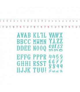 Boho Girl 'Free Spirit' Customizable Pennant Banner Kit (1ct)