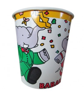 Babar Vintage 1990 9oz Paper Cups (10ct)