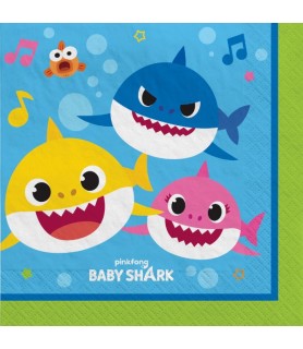 Baby Shark Party Small Napkins (16ct)