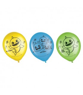 Baby Shark Party Latex Balloons (6ct)