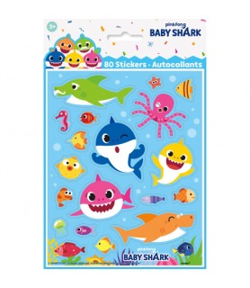 Baby Shark Stickers (4 sheets)