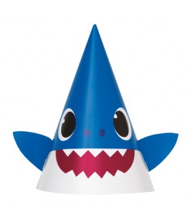 Baby Shark Cone Hats (8ct)