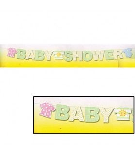Baby Shower 'Baby Clothes' Letter Banner (1ct)
