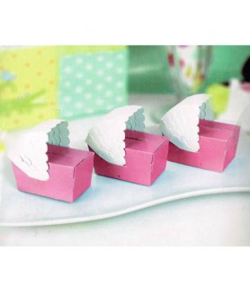 Baby Shower Pink Carriage Favor Boxes (24ct)