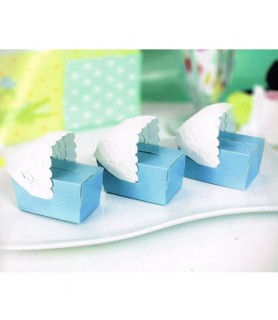 Baby Shower Blue Carriage Favor Boxes (24ct)