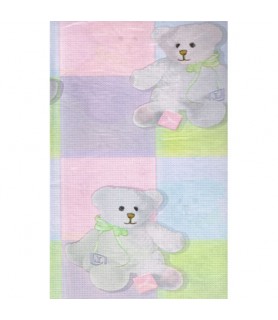 Baby Shower 'Plush Bear' Paper Table Cover (1ct)