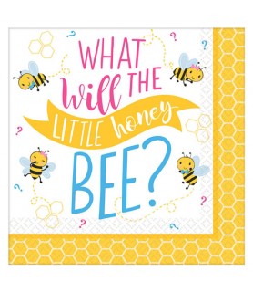 Baby Shower 'What Will it Bee?' Small Napkins (16ct)