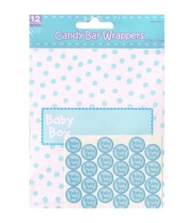 Baby Shower 'Baby Boy' Candy Bar Wrapper Kit (1ct)