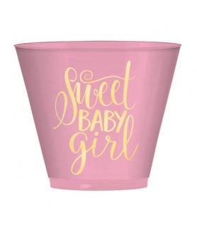 Baby Shower 'Sweet Floral' 9oz Plastic Tumblers (30ct)