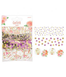 Baby Shower 'Sweet Floral' Confetti Value Pack (3 types)