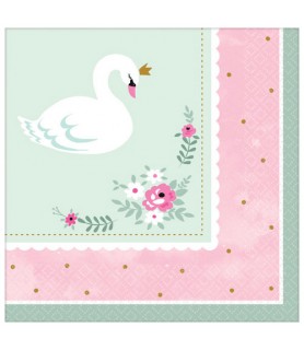 Baby Shower 'Sweet Swan' Lunch Napkins (16ct)