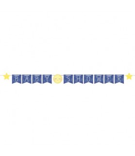 Baby Shower 'Moon and Back' Banner (1ct)