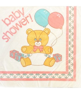 Baby Shower 'Vintage Teddy Bears' Lunch Napkins (16ct)