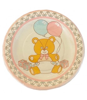 Baby Shower 'Vintage Teddy Bears' Small Plates (8ct)