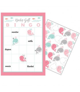 Baby Shower 'Lil Spout Pink' Bingo Game For 10 (1ct)