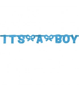 Baby Shower 'It's a Boy' Jointed Banner (1ct)
