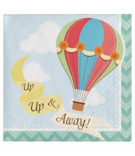 Baby Shower 'Up, Up and Away' Baby Shower Small Napkins (16ct)