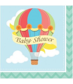 Baby Shower 'Up, Up and Away' Baby Shower Lunch Napkins (16ct)