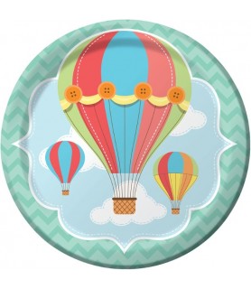 Baby Shower 'Up, Up and Away' Large Paper Plates (8ct)