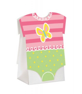 Baby Shower 'Polka Dots Pink' Onesie Favor Boxes (8ct)