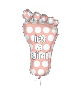 Baby Shower 'It's a Girl!' Foil Mylar Balloon (1ct)