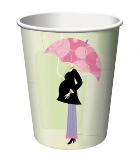 Baby Shower 'Mod Mom' 9oz Paper Cups (8ct)