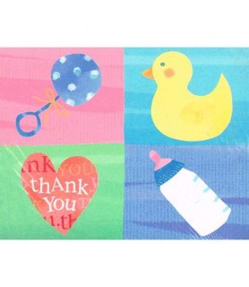 Baby Shower Thank You Notes w/ Envelopes (8ct)