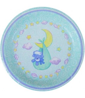 Baby Shower 'Welcome Little Lamb' Small Paper Plates (8ct)
