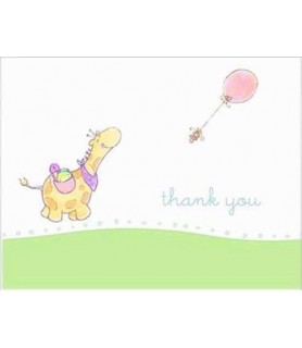 Baby Shower 'Nursery Parade' Thank You Notes w/ Envelopes (8ct)