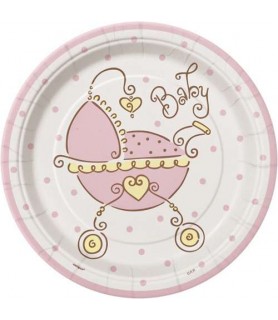 Baby Shower 'Baby Joy' Small Paper Plates (8ct)