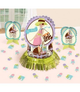 Baby Shower 'Modern Mommy' Table Decorating Kit (23pc)