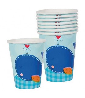 Baby Shower 'Ahoy Baby' 9oz Paper Cups (8ct)