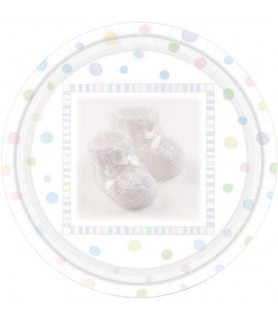Baby Shower 'Soft Moments' Large Paper Plates (8ct)