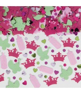 Baby Shower Princess Pink Confetti (2.5oz)