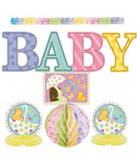 Baby Shower 'Tiny Bundle' Room Decorating Kit (10pc)