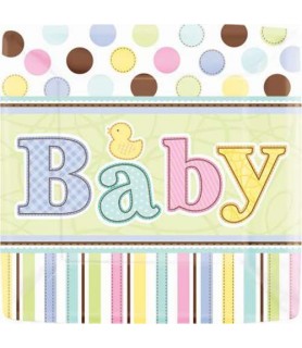 Baby Shower 'Tiny Bundle' Large Paper Plates (18ct)