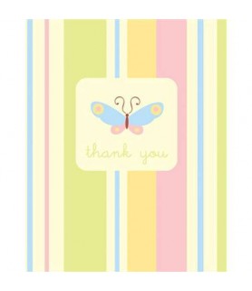 Baby Shower 'Precious Wonders' Thank You Notes w/ Envelopes (8ct)