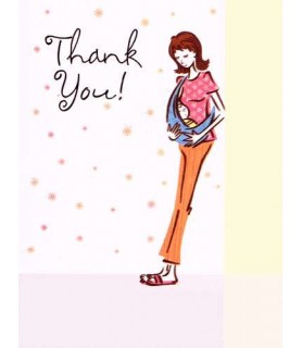 Baby Shower 'Mom to Be' Thank You Notes (8ct)