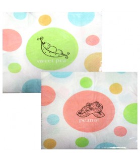 Baby Shower Sweet Pea Small Napkins (16ct)