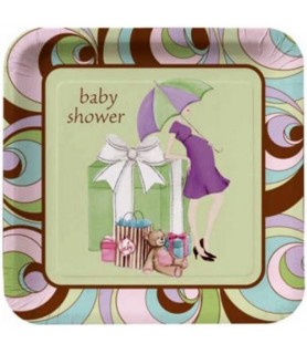 Baby Shower 'Parenthood' Large Paper Plates (8ct)